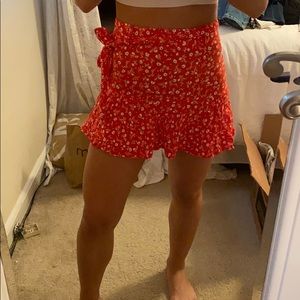 Zara floral skort